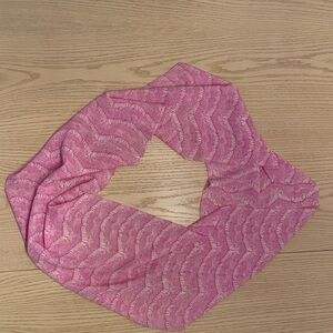 Pink Patterned Women's Scarf